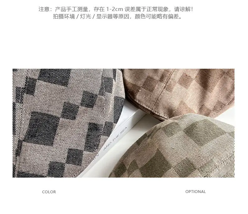 2025 British Retro Plaid Beret Cap for Men Women — feature 6
