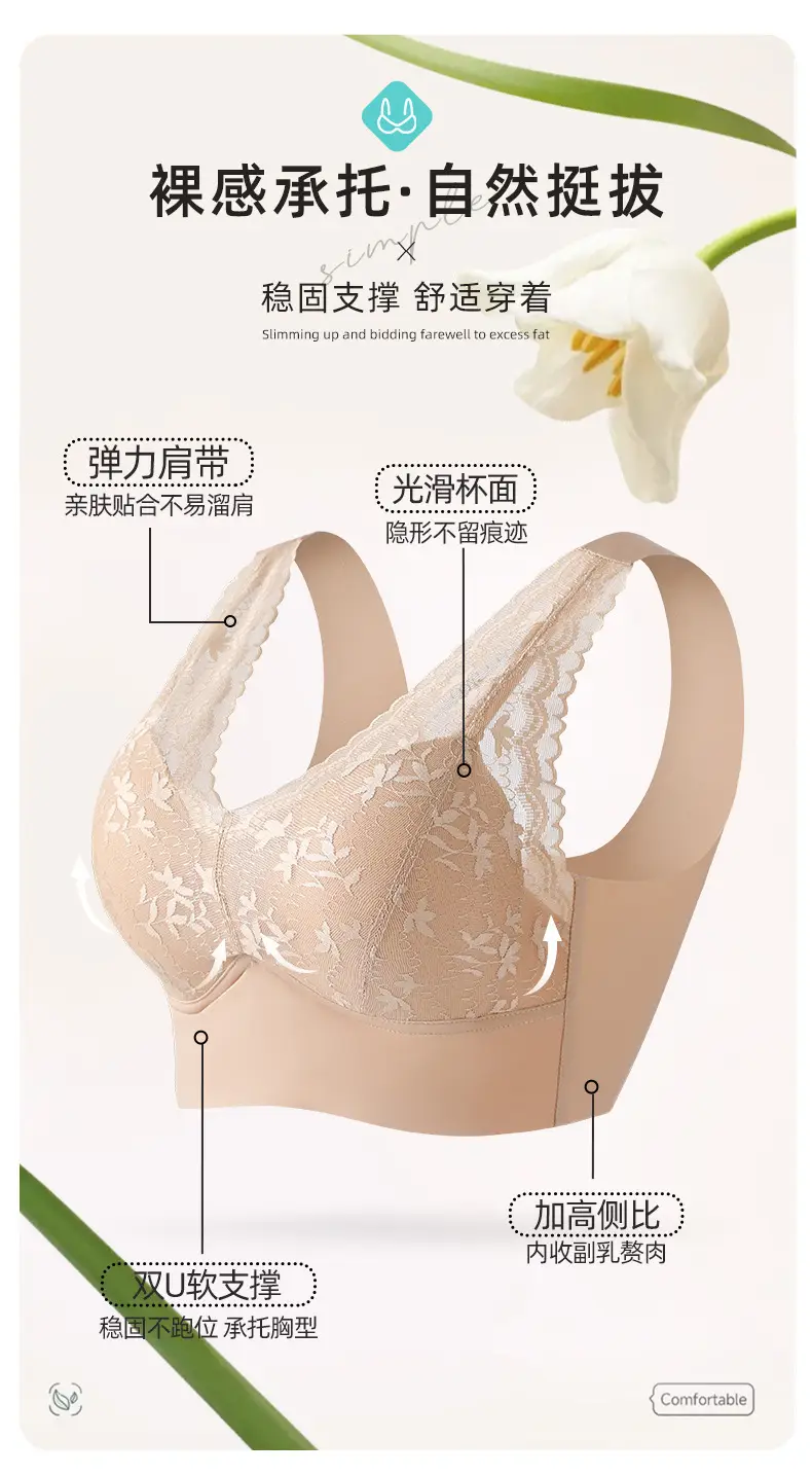 French Style V-Neck Backless Lingerie Set — feature 4