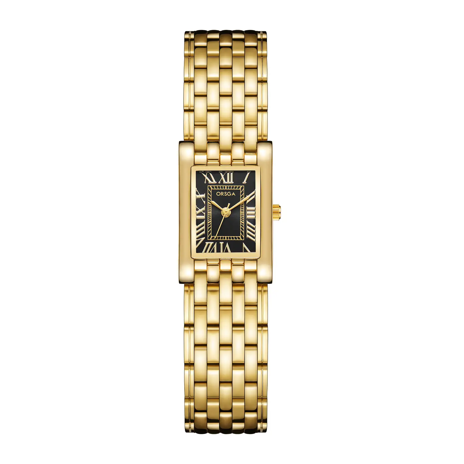 Orsga Square Roman Women's Quartz Watch Chain Bracelet - Image 11