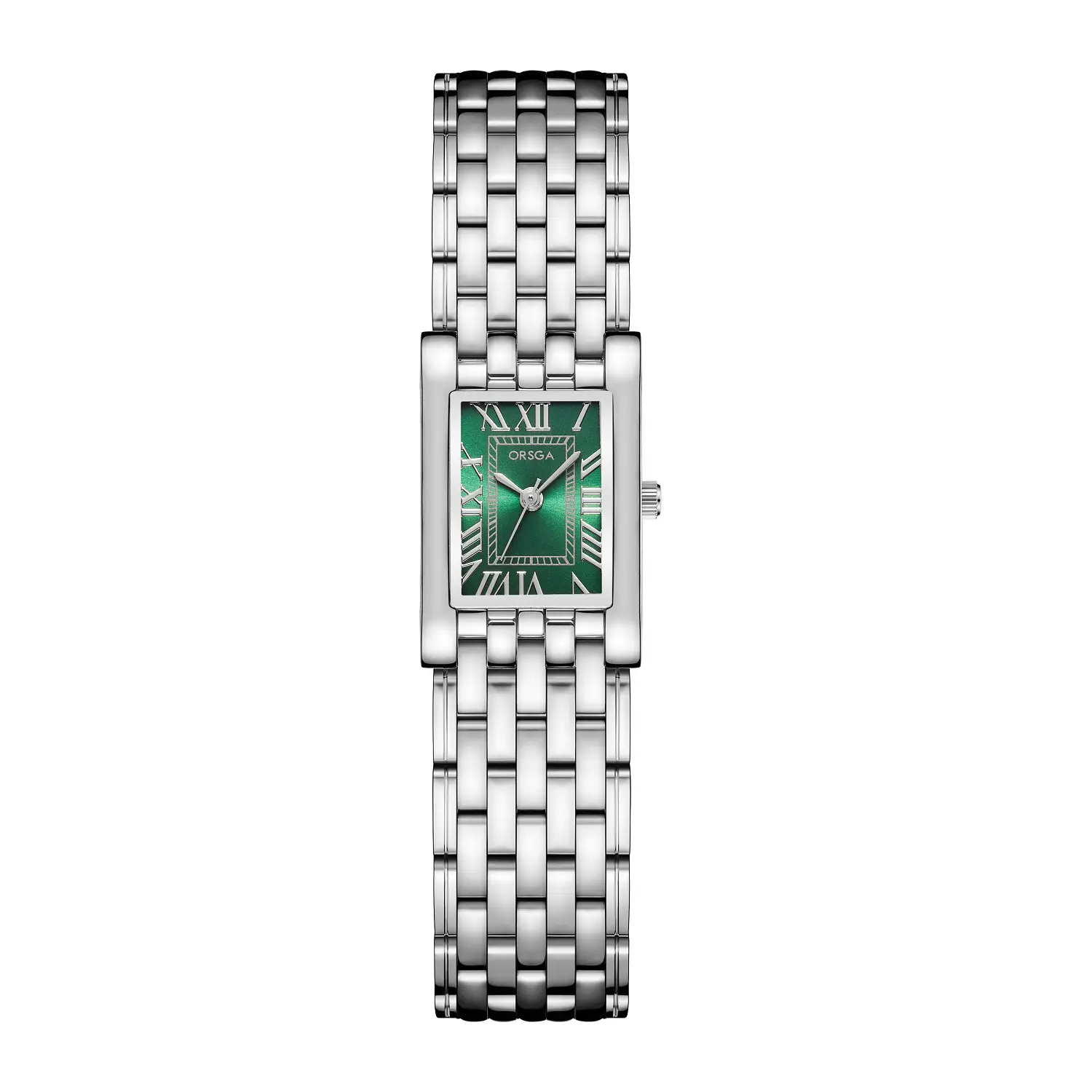 Orsga Square Roman Women's Quartz Watch Chain Bracelet - Image 3