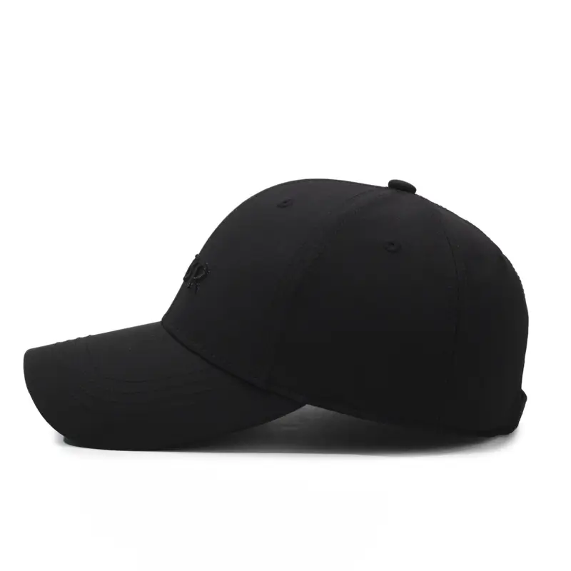 Korean Style Embroidered Baseball Cap Brown - Image 9