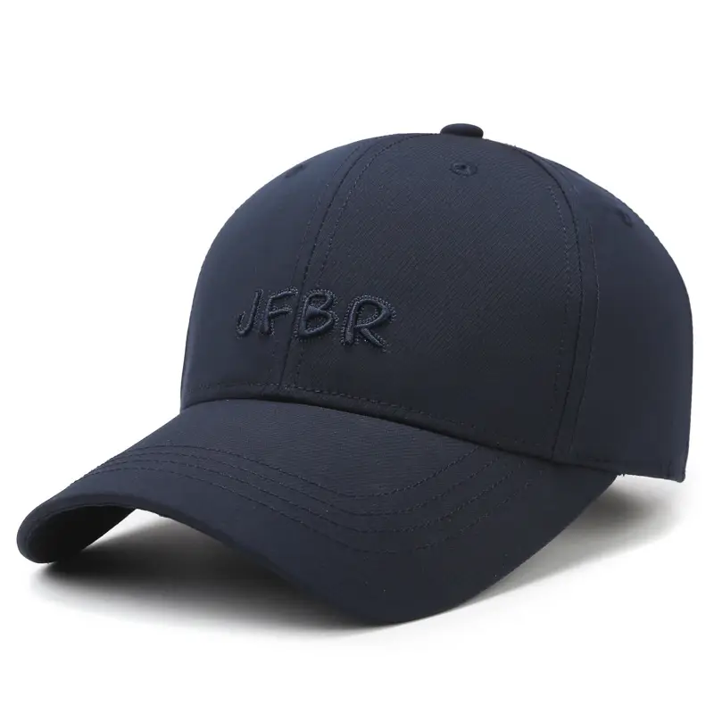 Korean Style Embroidered Baseball Cap Brown - Image 2