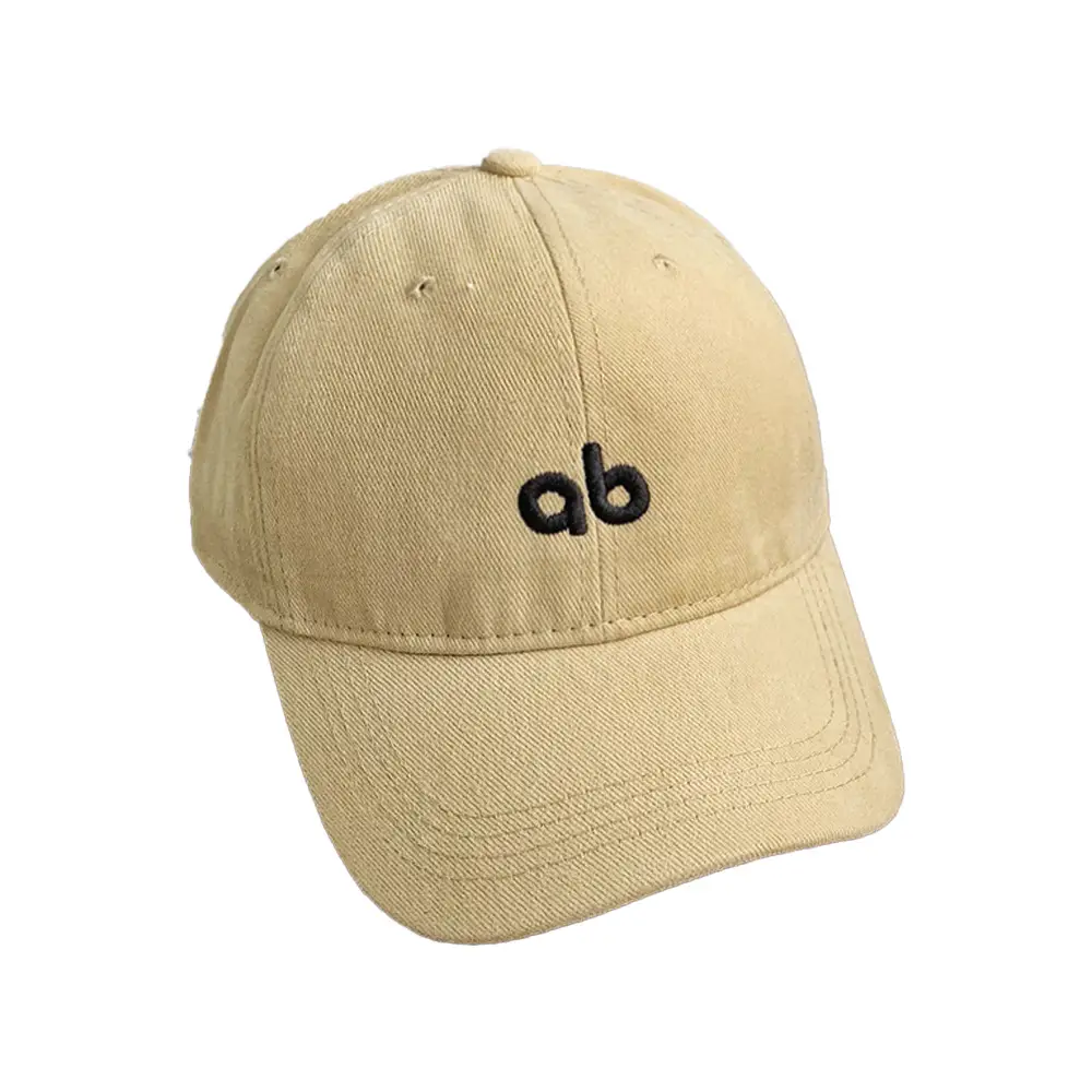 Beige Embroidered Baseball Cap for Women Men - Image 14