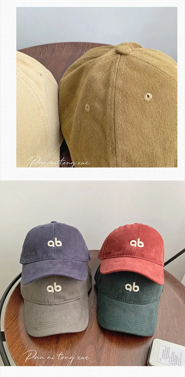 Beige Embroidered Baseball Cap for Women Men — feature 41