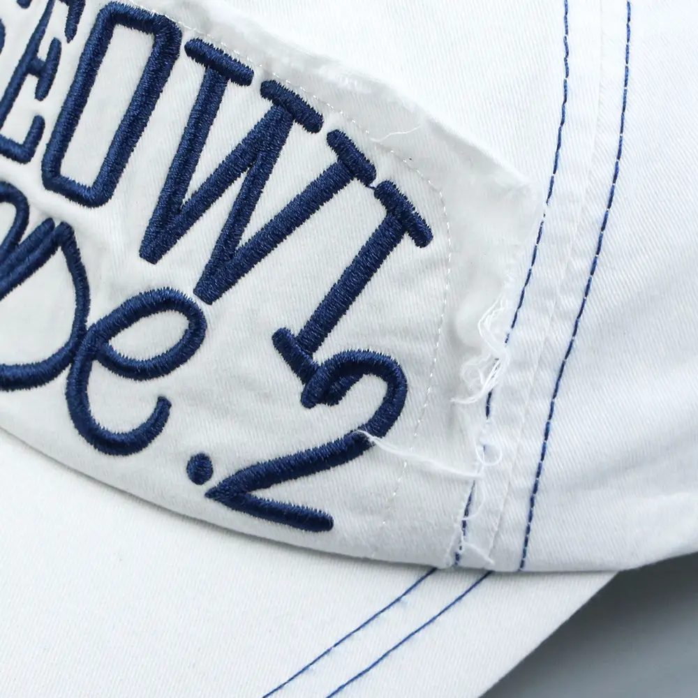 Women White Letter Baseball Cap 56-61cm — feature 10