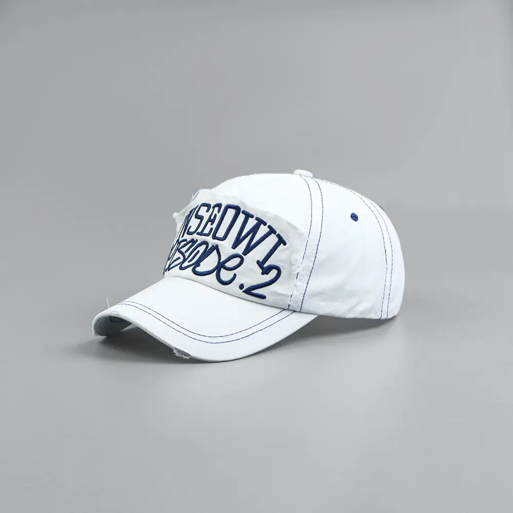 Women White Letter Baseball Cap 56-61cm — feature 13