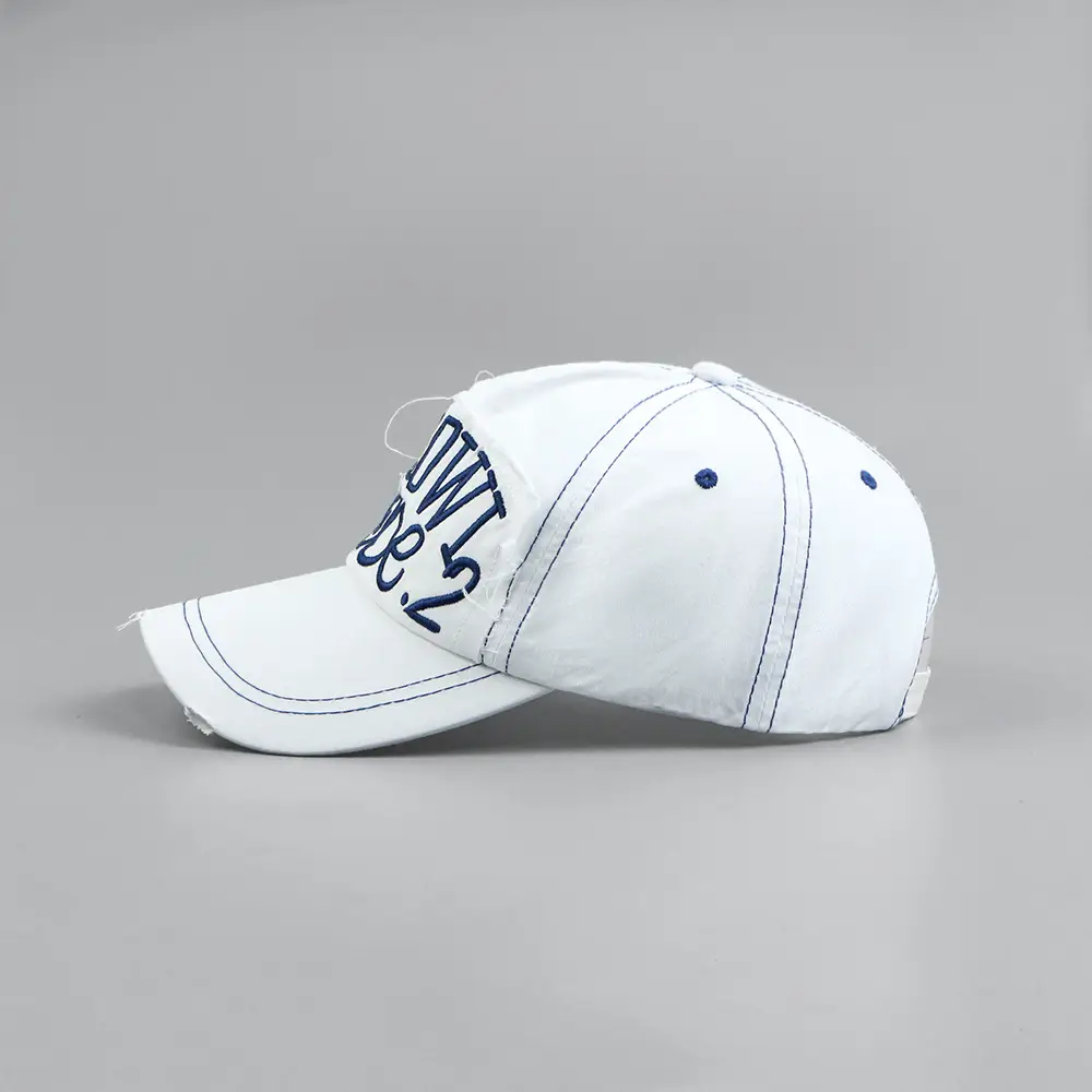 Women White Letter Baseball Cap 56-61cm — feature 7