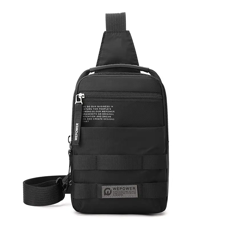 WEPOWER Black Crossbody Bag Lightweight Urban Fashion - Image 9