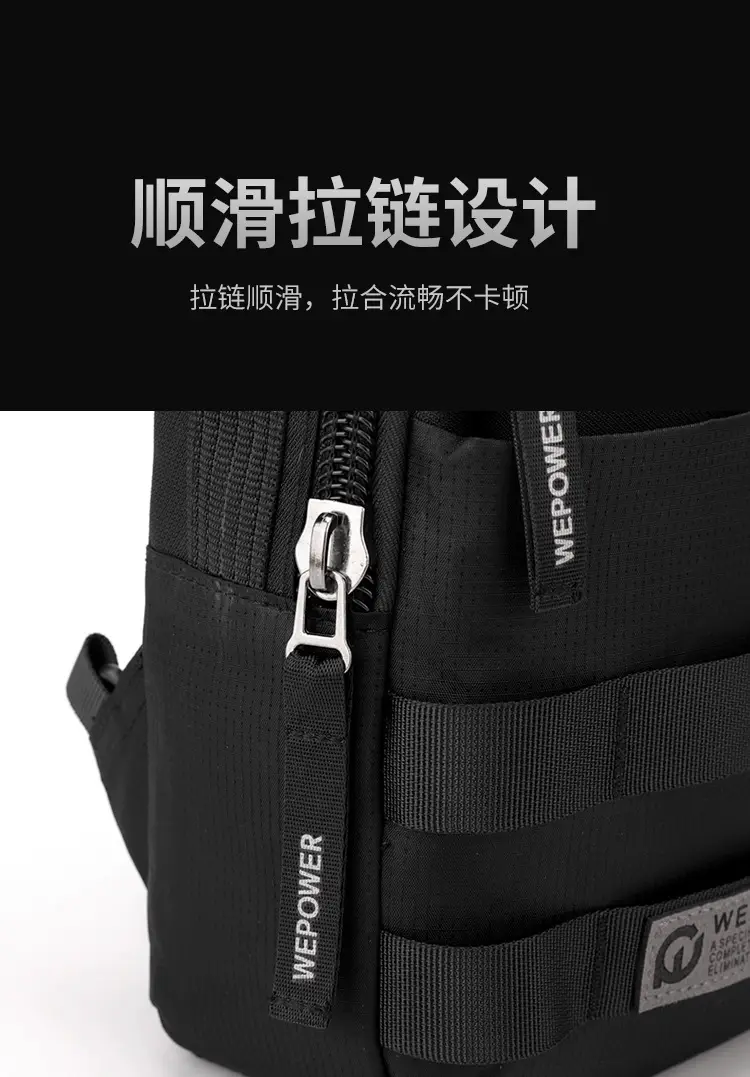 WEPOWER Black Crossbody Bag Lightweight Urban Fashion — feature 12