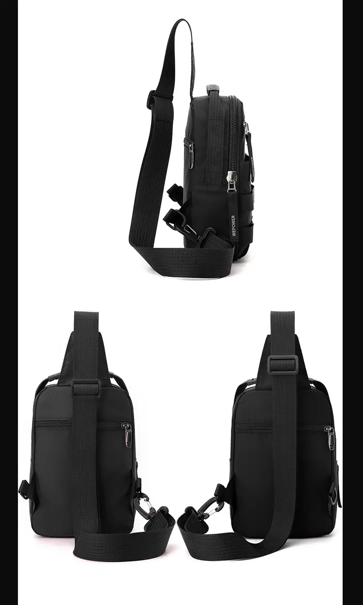 WEPOWER Black Crossbody Bag Lightweight Urban Fashion — feature 24