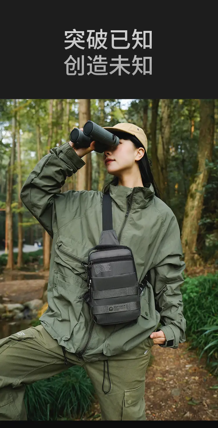 WEPOWER Black Crossbody Bag Lightweight Urban Fashion — feature 4