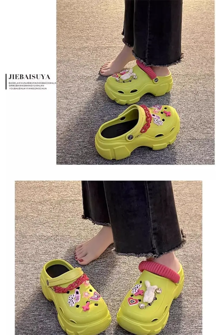 Women's Lime Green Floral Heel Sandals 2024 — feature 20
