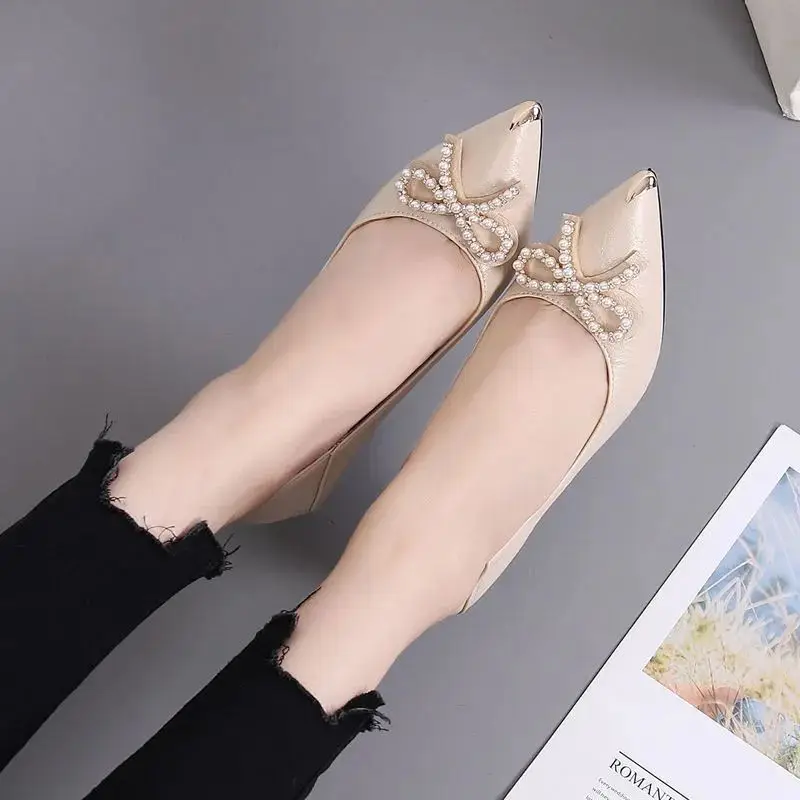 2026 Spring and Autumn New Style Professional Small High Heels Women's Pointed Toe Stiletto Sexy Work Shoes Women's Black Comfortable Single Shoes - Image 9