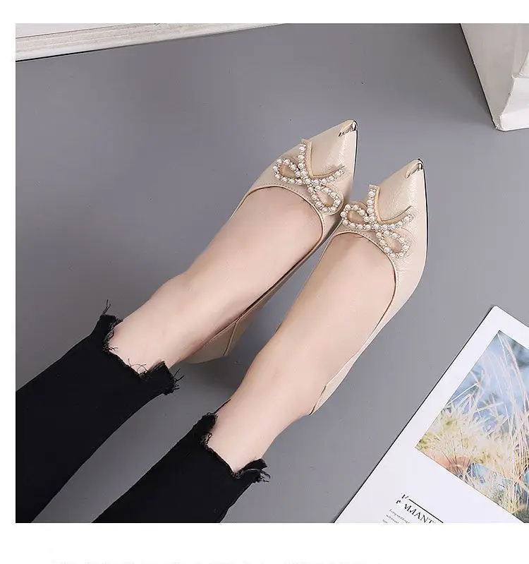 2026 Spring and Autumn New Style Professional Small High Heels Women's Pointed Toe Stiletto Sexy Work Shoes Women's Black Comfortable Single Shoes — feature 10