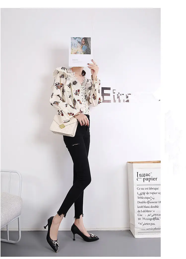 2026 Spring and Autumn New Style Professional Small High Heels Women's Pointed Toe Stiletto Sexy Work Shoes Women's Black Comfortable Single Shoes — feature 5