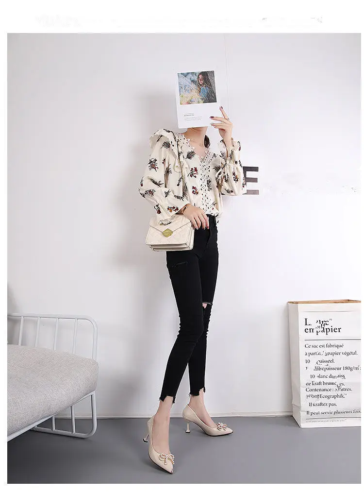 2026 Spring and Autumn New Style Professional Small High Heels Women's Pointed Toe Stiletto Sexy Work Shoes Women's Black Comfortable Single Shoes — feature 9