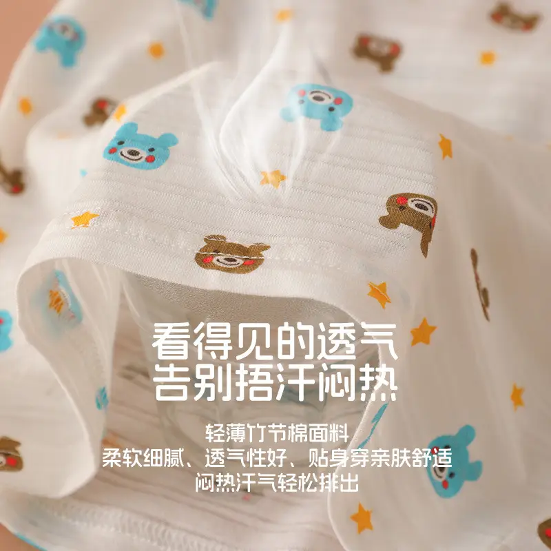 Baby T-Shirt Set Maribel Blue Cotton Summer Pajamas - Image 18
