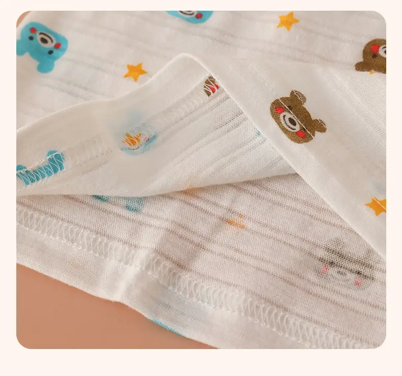 Baby T-Shirt Set Maribel Blue Cotton Summer Pajamas — feature 16