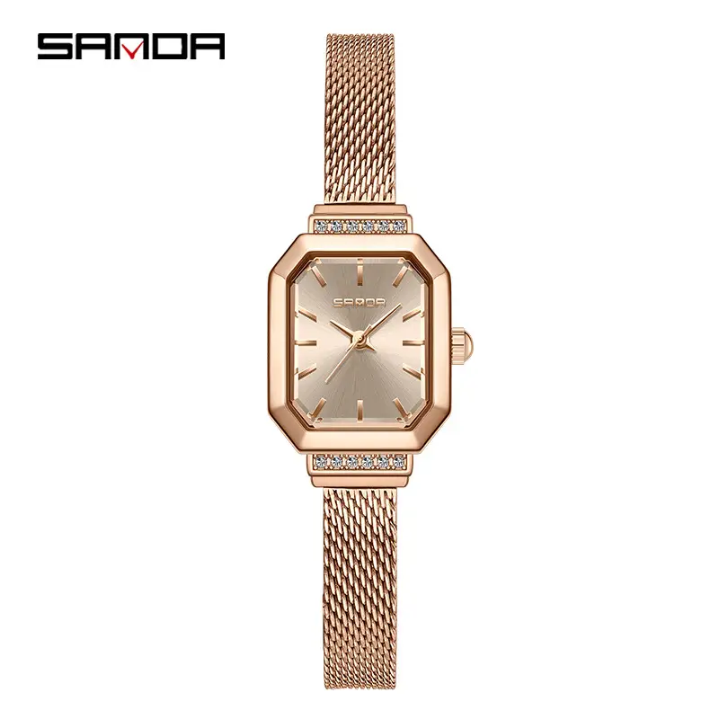 Sanda Source Women's Rose Gold Roman Numeral Quartz Watch