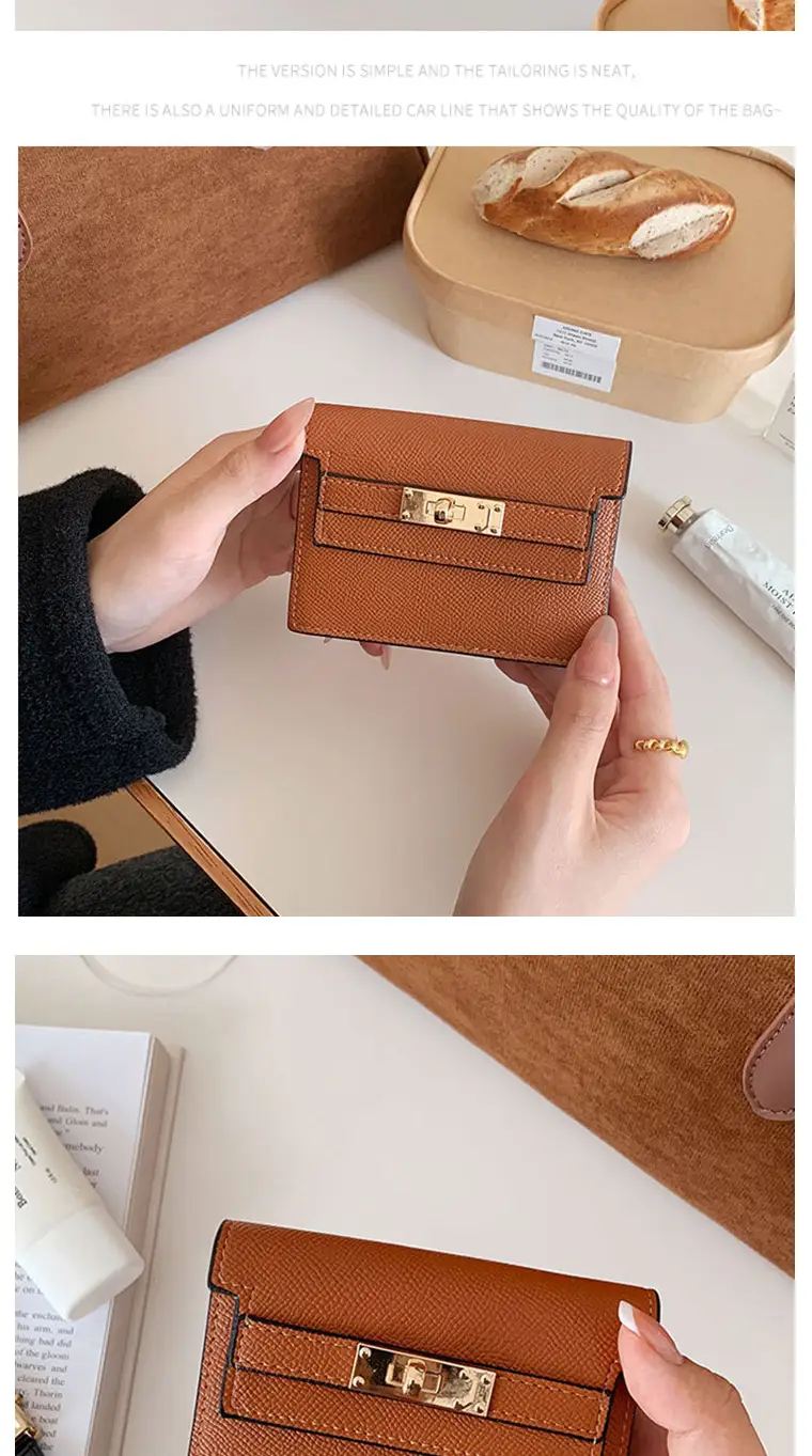 Card Bag Cross-border Women's New Small Cyber Celebrant Coin Purse Multi-card High-level Sense Organ Card Bag Small Fragrant Card Holder — feature 10