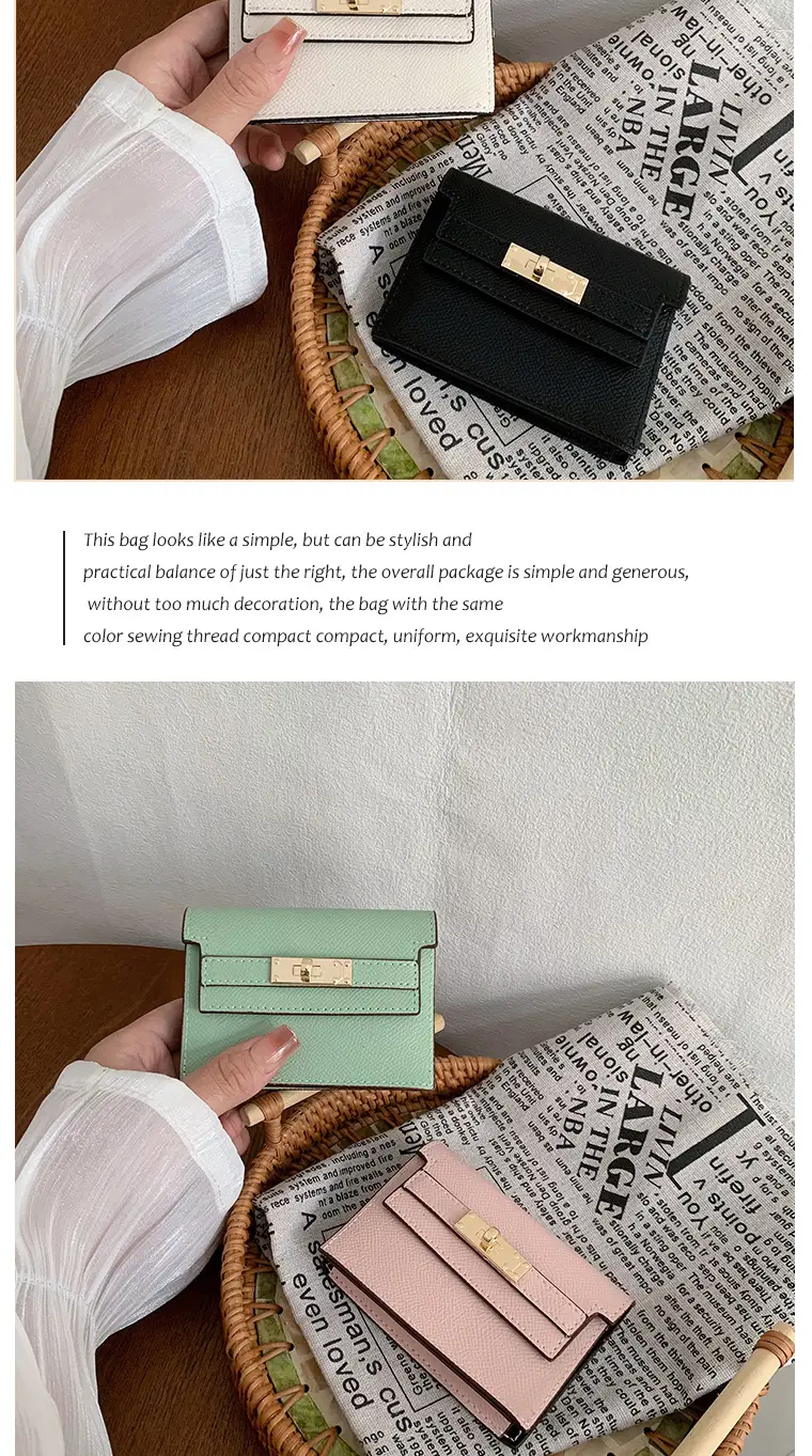 Card Bag Cross-border Women's New Small Cyber Celebrant Coin Purse Multi-card High-level Sense Organ Card Bag Small Fragrant Card Holder — feature 3