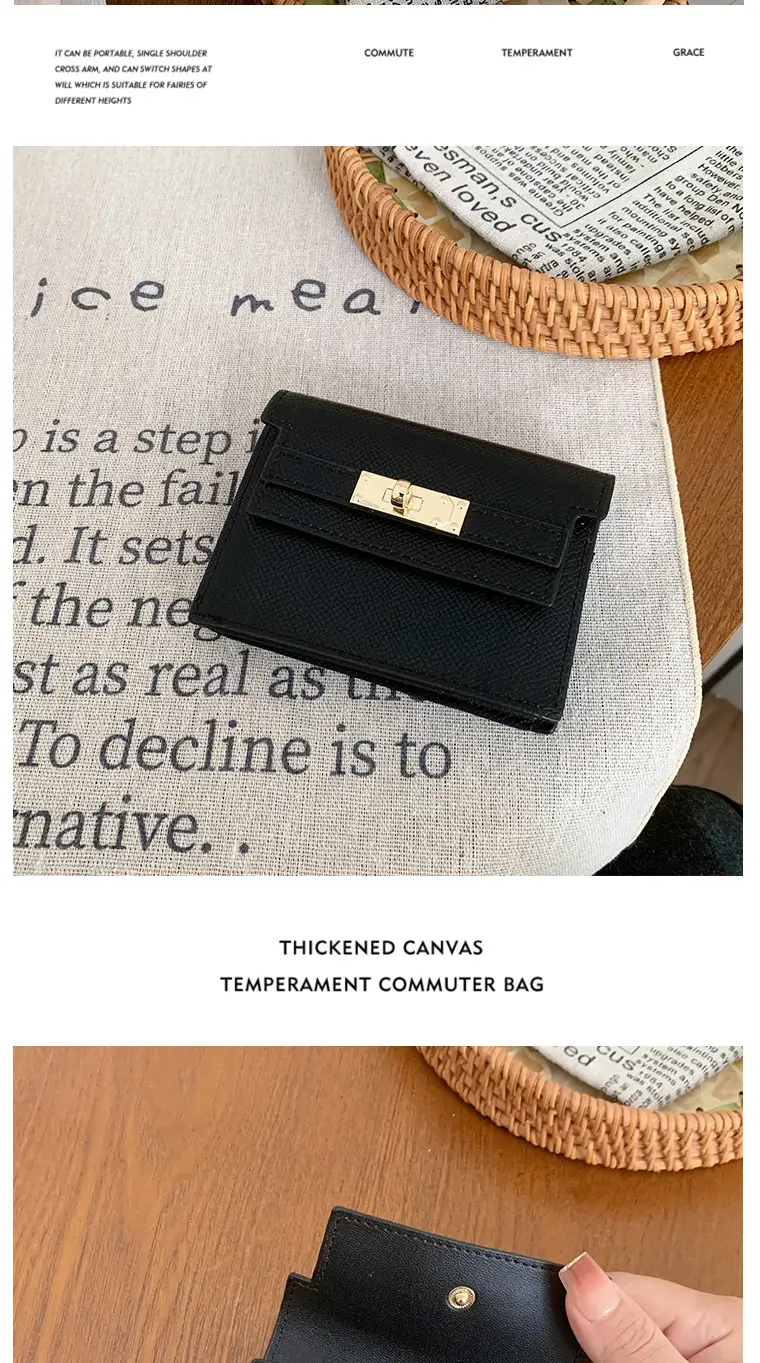 Card Bag Cross-border Women's New Small Cyber Celebrant Coin Purse Multi-card High-level Sense Organ Card Bag Small Fragrant Card Holder — feature 4
