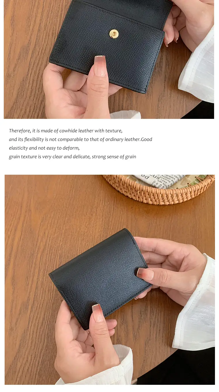 Card Bag Cross-border Women's New Small Cyber Celebrant Coin Purse Multi-card High-level Sense Organ Card Bag Small Fragrant Card Holder — feature 5