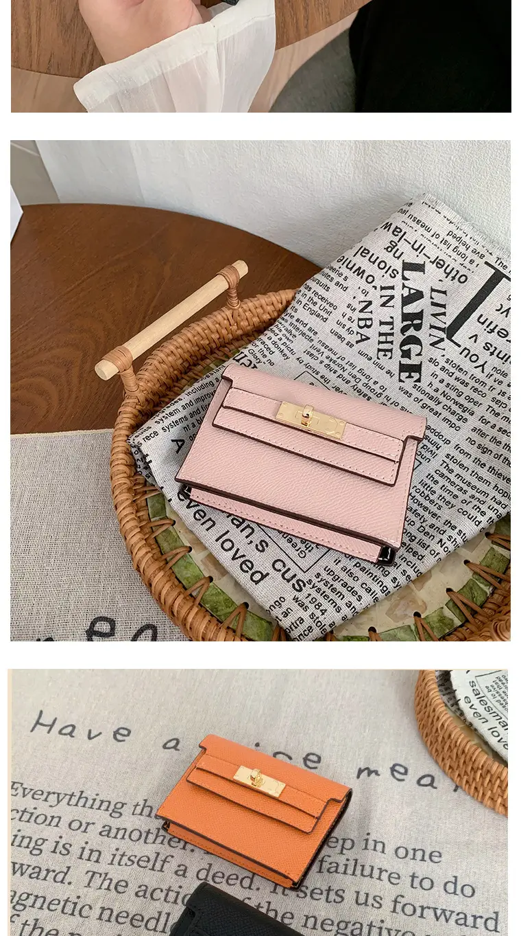Card Bag Cross-border Women's New Small Cyber Celebrant Coin Purse Multi-card High-level Sense Organ Card Bag Small Fragrant Card Holder — feature 7