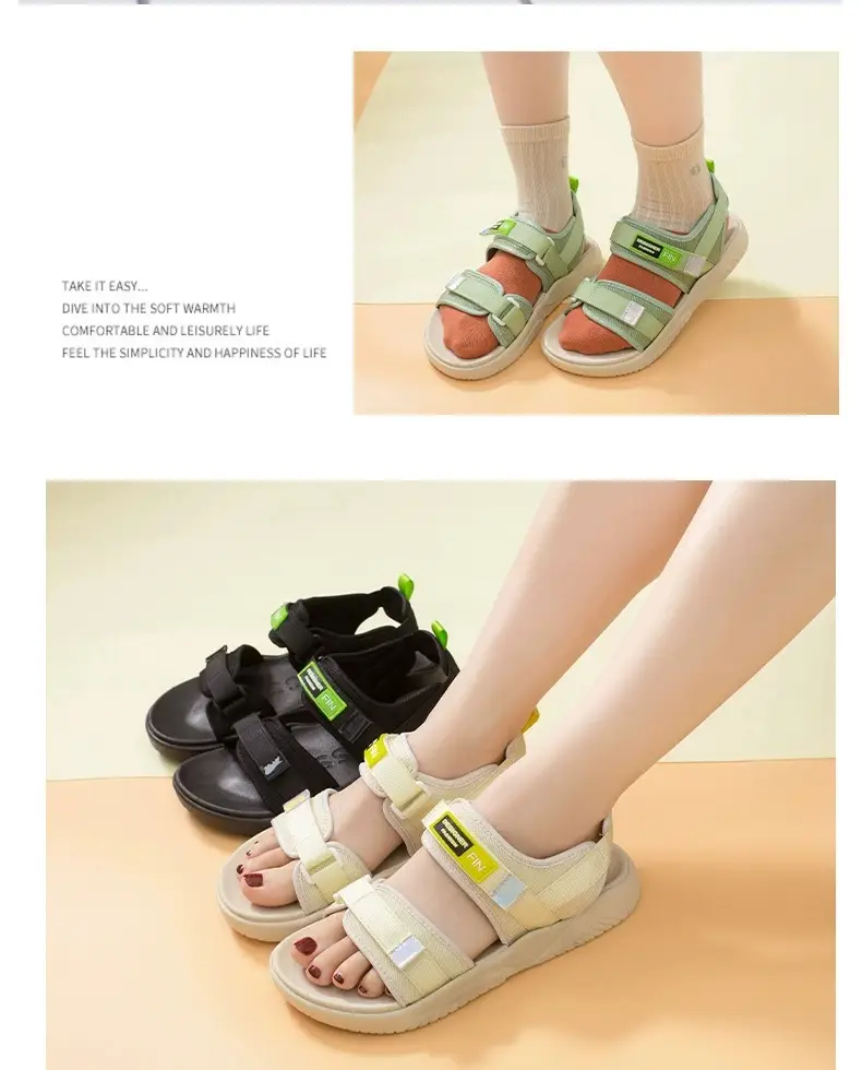 New Cross-border Summer Fashion High-end Fashion Leisure Beach All-match Slippers Women's Non-slip Thickened Wholesale Outer Wear — feature 21