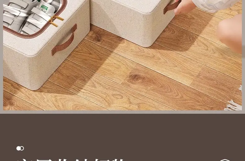 Tianshan Cotton and Linen Shoe Box Storage Box Household Shoe Storage Artifact Shoe Rack Dormitory Fit Box Shoe Holder Moisture-proof and Dust-proof — feature 3