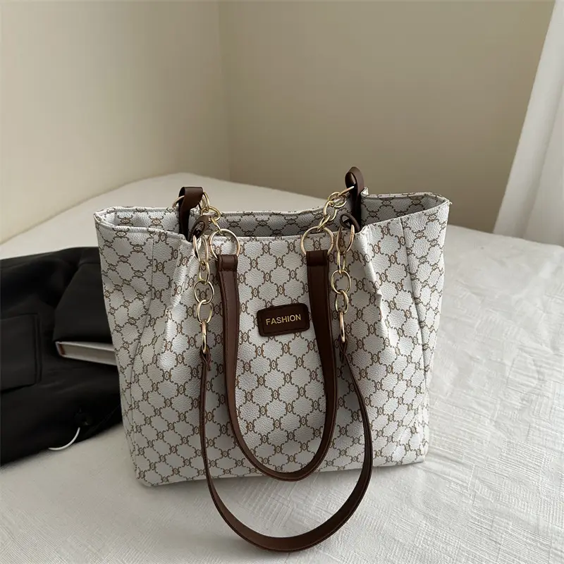 Vintage Monogram Shoulder Bag for Women Large Capacity — feature 14