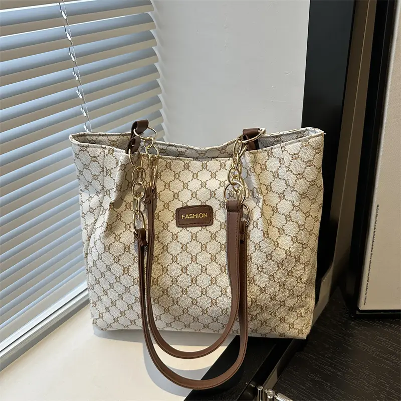 Vintage Monogram Shoulder Bag for Women Large Capacity — feature 16