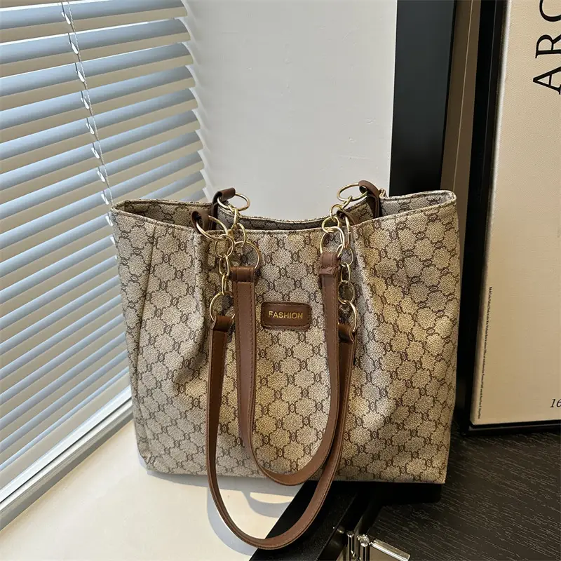 Vintage Monogram Shoulder Bag for Women Large Capacity — feature 17
