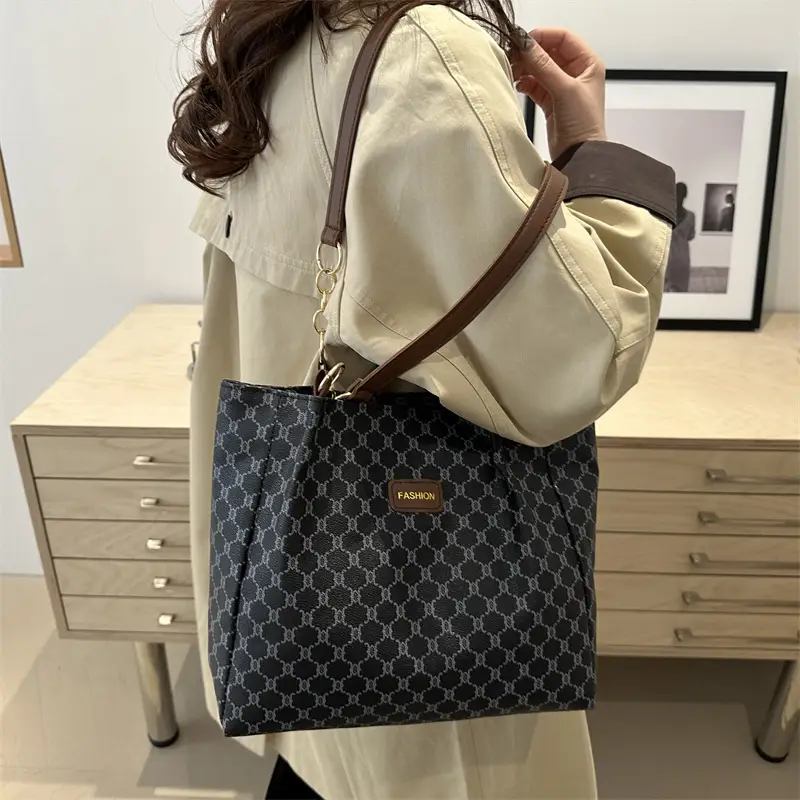 Vintage Monogram Shoulder Bag for Women Large Capacity — feature 30