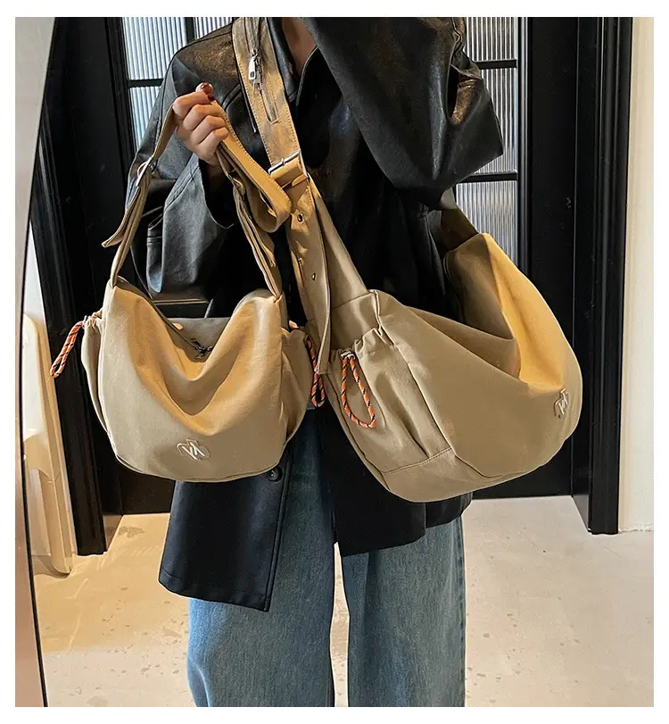 Orange Korean Style Large Capacity Shoulder Bag for Women — feature 5
