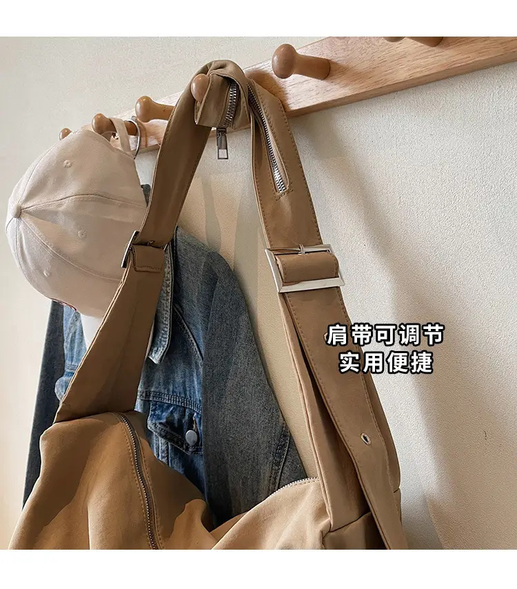 Orange Korean Style Large Capacity Shoulder Bag for Women — feature 8