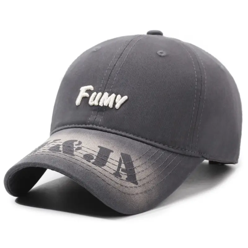 New Letter Embroidered Baseball Cap Red All-match Sunshade - Image 2
