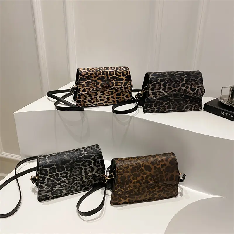 Leopard Print Shoulder Bag for Women Spring 2025 - Image 8