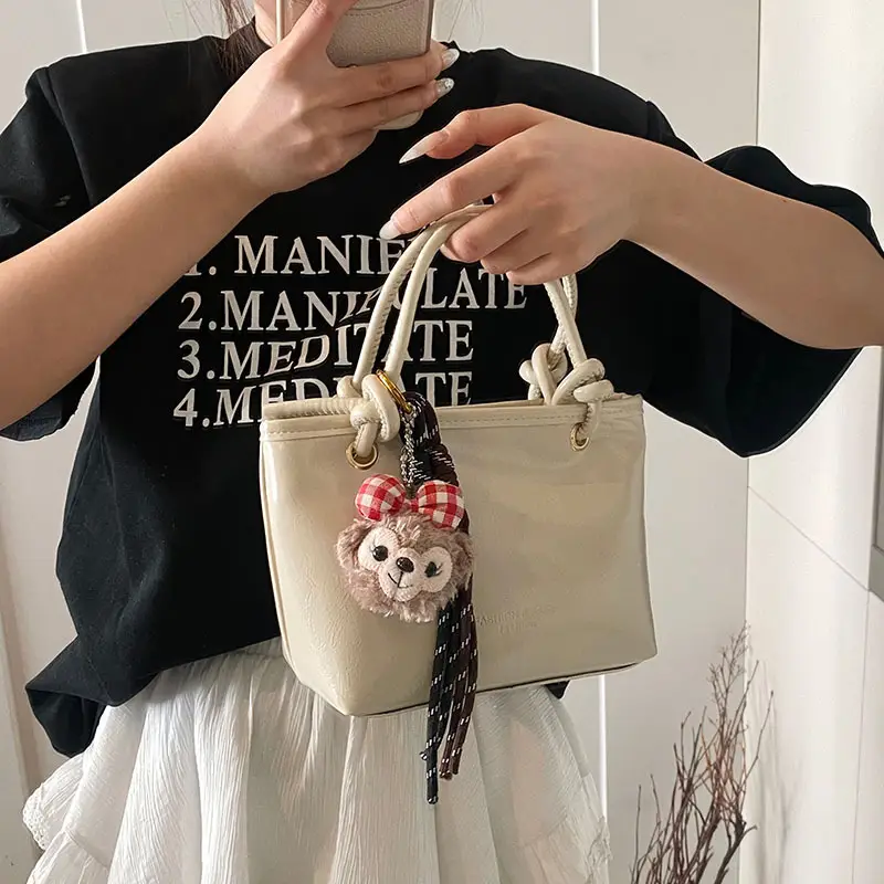 2025 Spring Shoulder Crossbody Bag with Cute Charm - Image 7