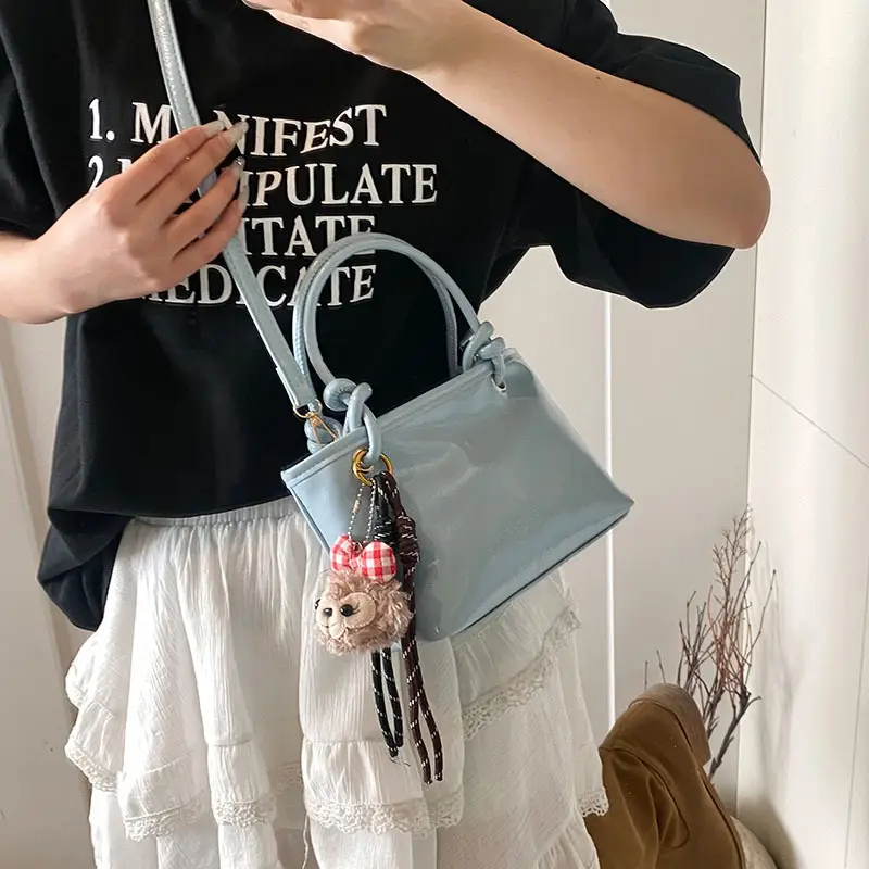 2025 Spring Shoulder Crossbody Bag with Cute Charm - Image 8