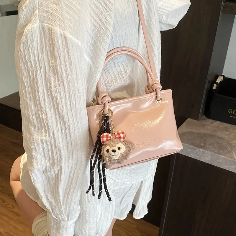 2025 Spring Shoulder Crossbody Bag with Cute Charm - Image 9