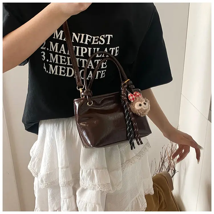 2025 Spring Shoulder Crossbody Bag with Cute Charm — feature 10