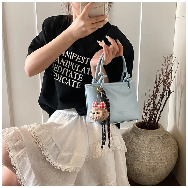 2025 Spring Shoulder Crossbody Bag with Cute Charm — feature 14