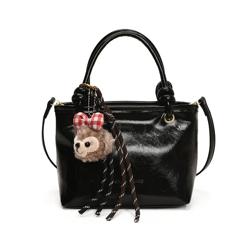 2025 Spring Shoulder Crossbody Bag with Cute Charm - Image 3
