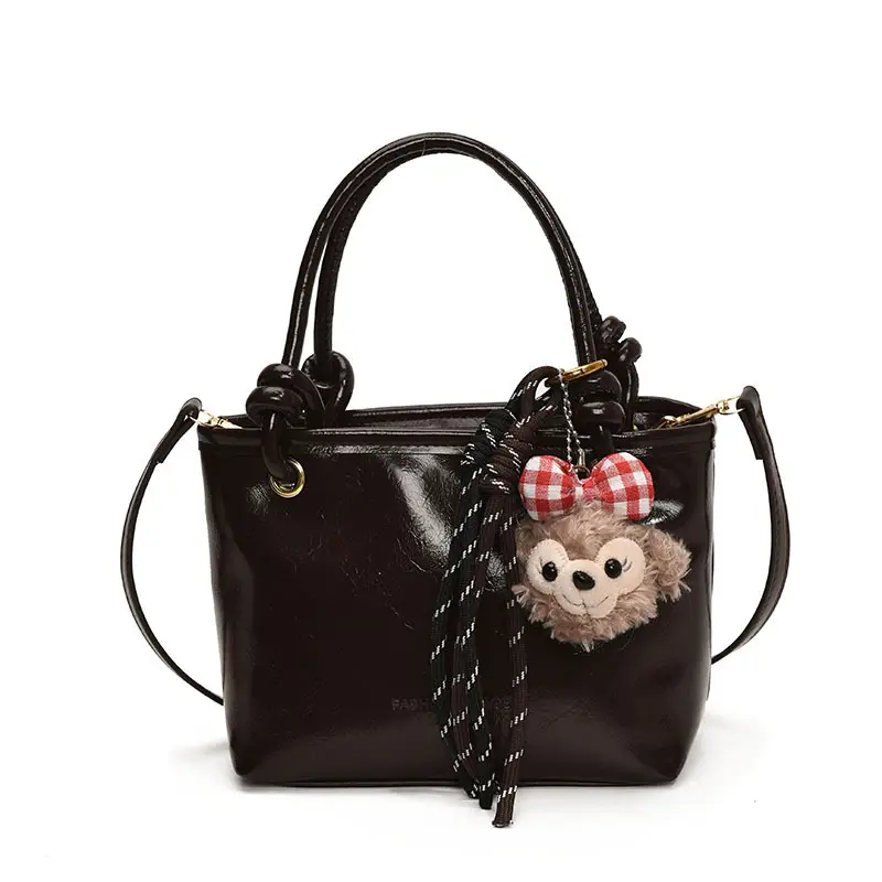 2025 Spring Shoulder Crossbody Bag with Cute Charm - Image 4