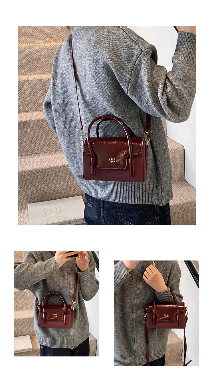 2025 Women's Black Leather Shoulder Crossbody Bag — feature 10
