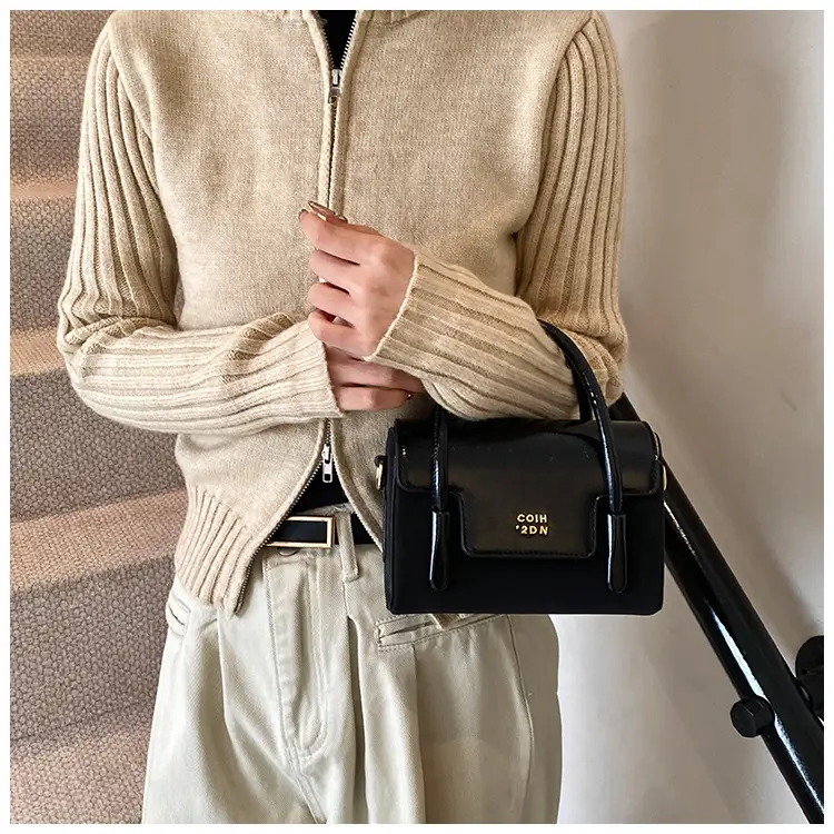 2025 Women's Black Leather Shoulder Crossbody Bag — feature 17