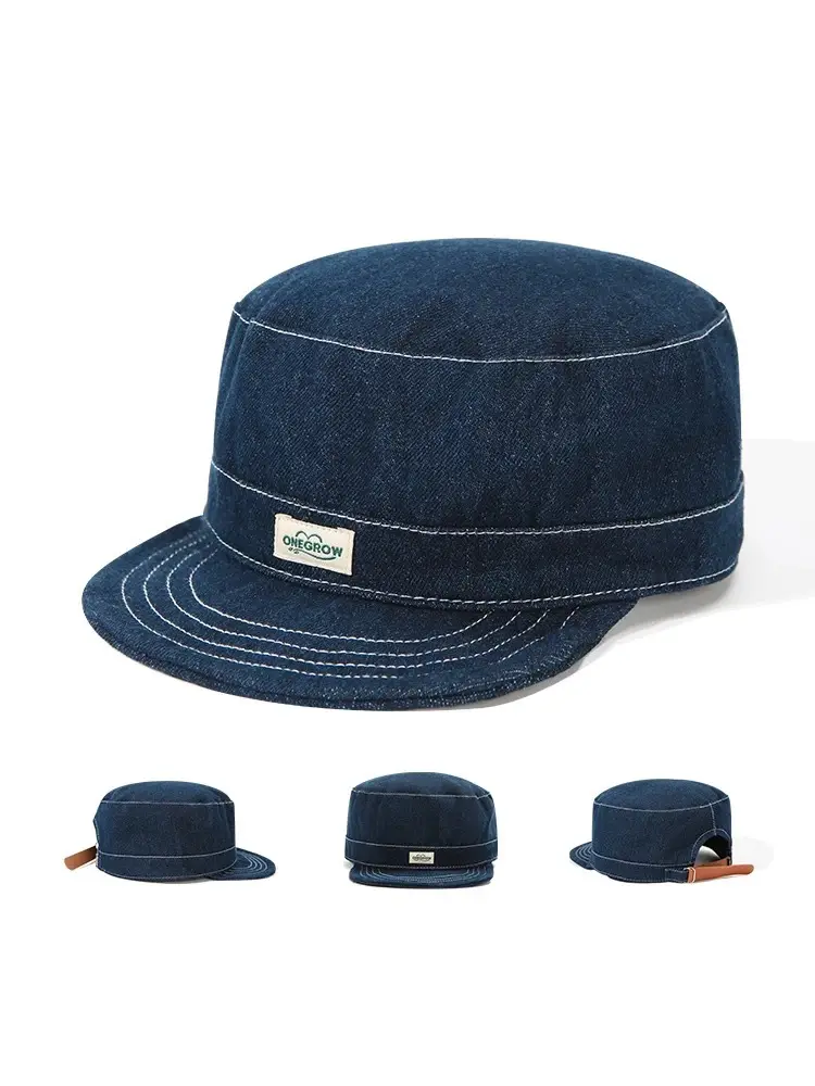 Japanese Style Women Blue Baseball Cap Flat Cap Clothing Accessories — feature 15