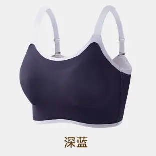 Light Blue Crossbody Strap Sports Top for Women - Image 4