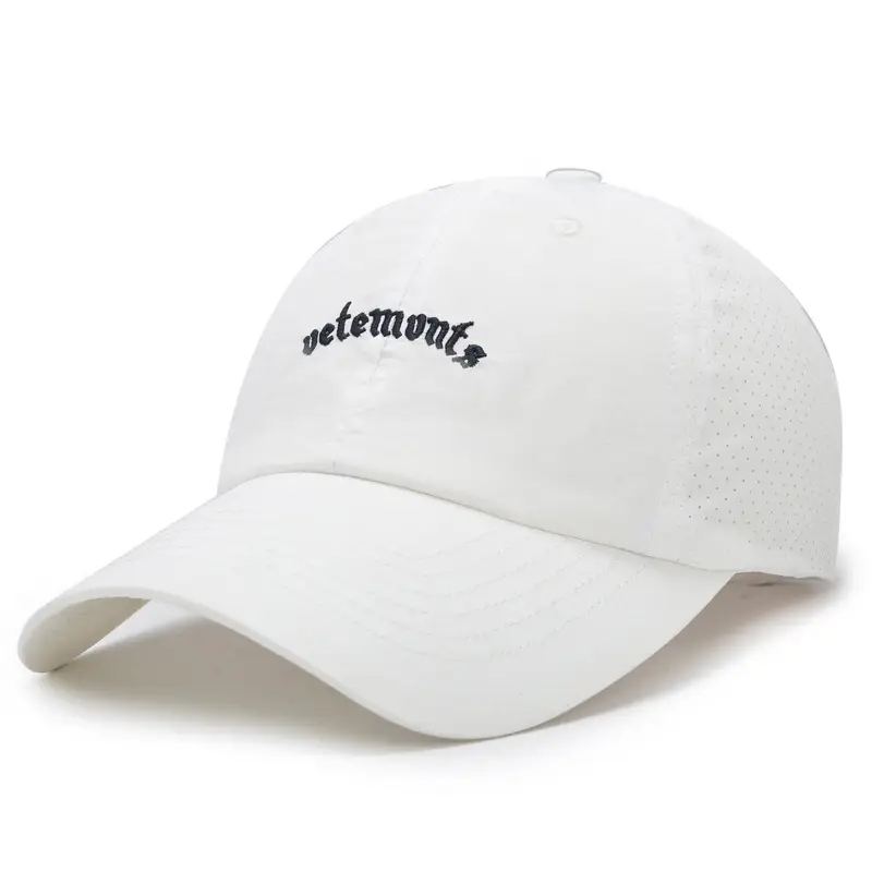 Black Unisex Baseball Cap with Letter Embroidery - Image 4